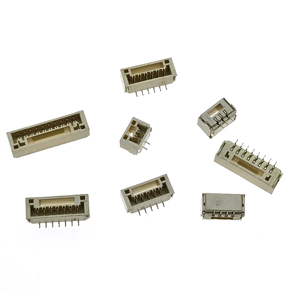 20Pcs GH 1.25mm with Lock Connector Patch Vertical SMT 2/3/4/5/6/78P GH1.25