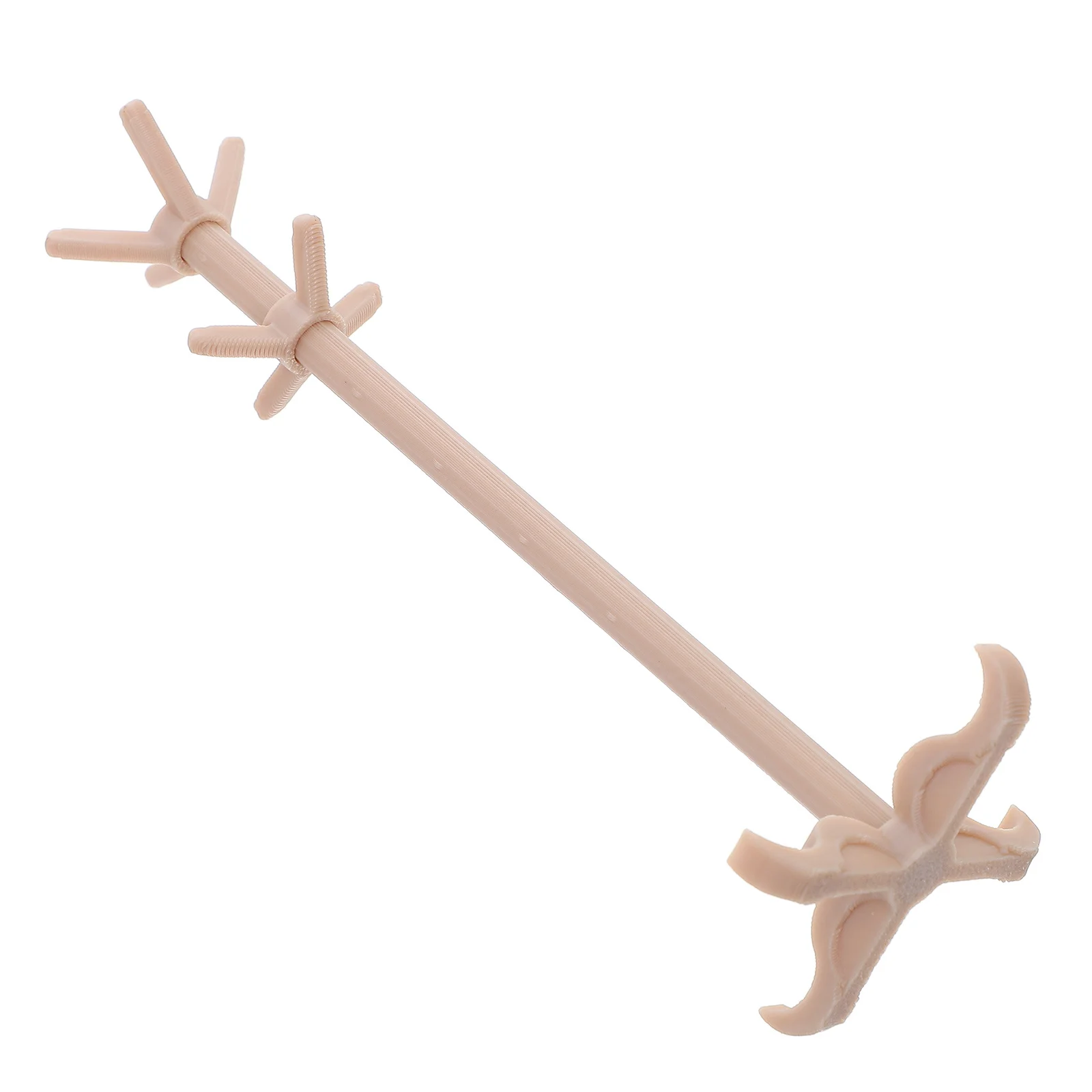 ドールハウスミニ家具キャビネット本棚装飾ディスプレイスタンド金属製衣類ラック帽子ハンガー