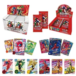 New Miraculous Ladybug Superhero Series Miracle Collection Edition Card personaggi Anime Limited Ssp Tcp SR Card giocattoli per bambini