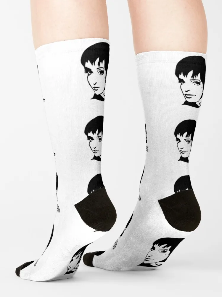 Liza Minnelli Socks new year FASHION colored cool Boy Socks Women\'s