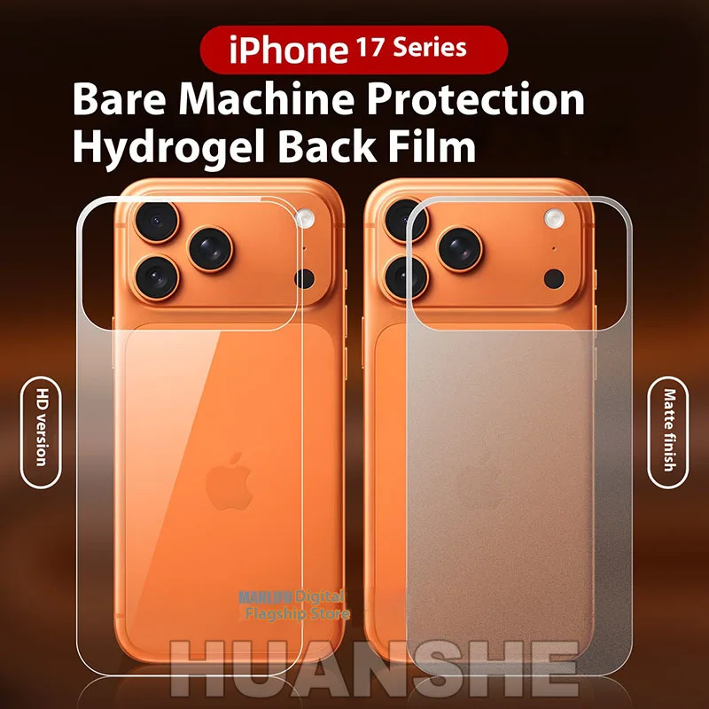 

3PCS Back Matte Soft TPU Hydrogel Not Glass Screen Protector Film for iPhone 17 Pro Max 17 Pro 17 Air