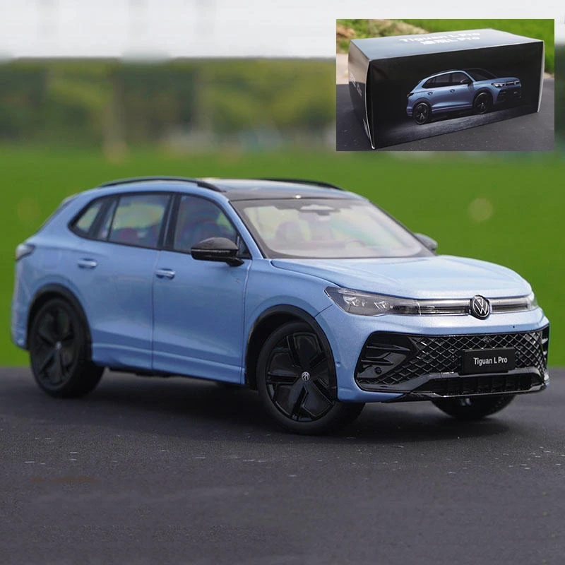 WELLY Neues 1:18 2025 VW Tiguan L PRO SUV Legierung-Automodell Druckguss-Metallfahrzeug Hochdetailliertes Kinderspielzeug Geschenk Dekoration 9