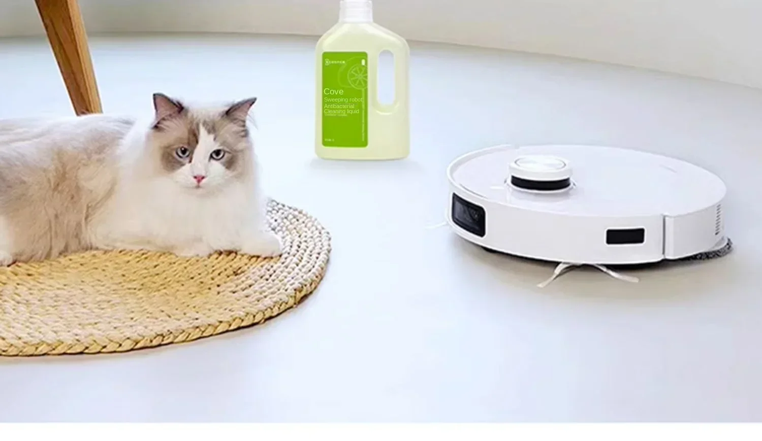 Ecovacs kevos宝物アクセサリー、特別な抗菌洗浄液、1x 1l、x2、t10、x1、t20シリーズ