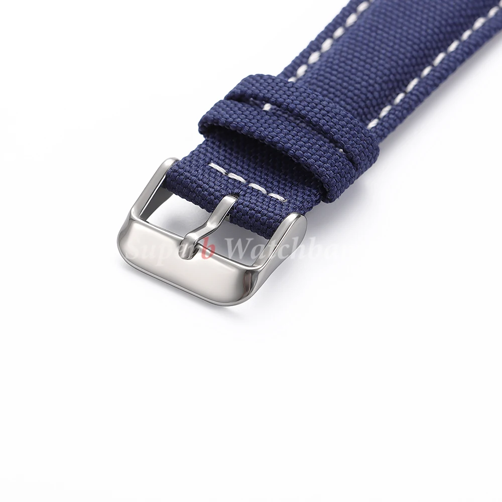 Nylon Strap Canvas Leather Watchband for Omega 20mm 22mm Universal Watchband Waterproof Bracelet for Men Women Watch Accessories