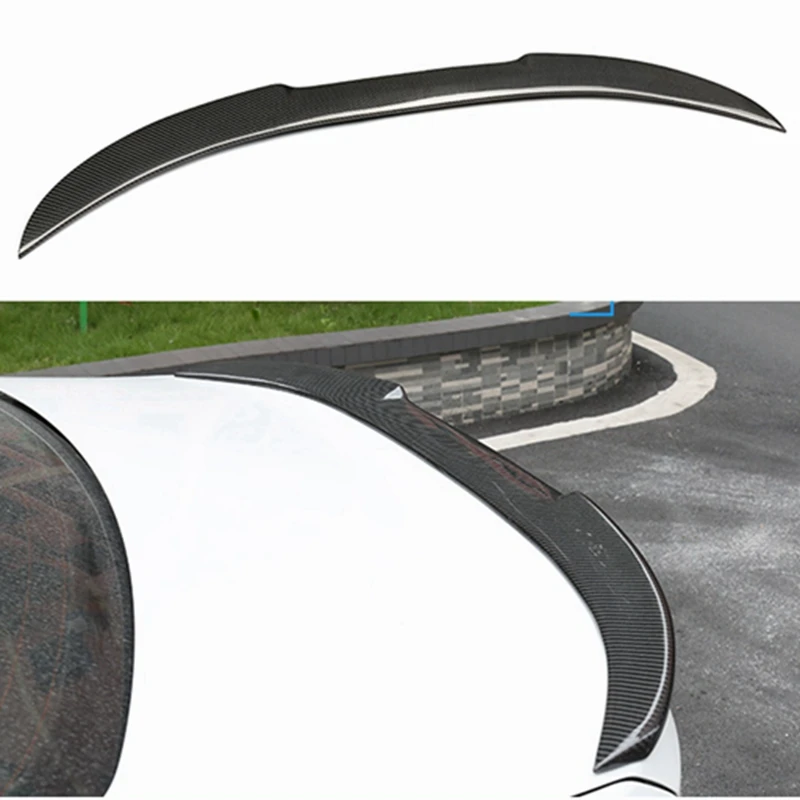 

FOR BMW 3 Series F30 F35&M3 F80 Sedan Carbon Fiber Rear Spoiler Trunk Wing 2011-2019 FRP Forged Carbon