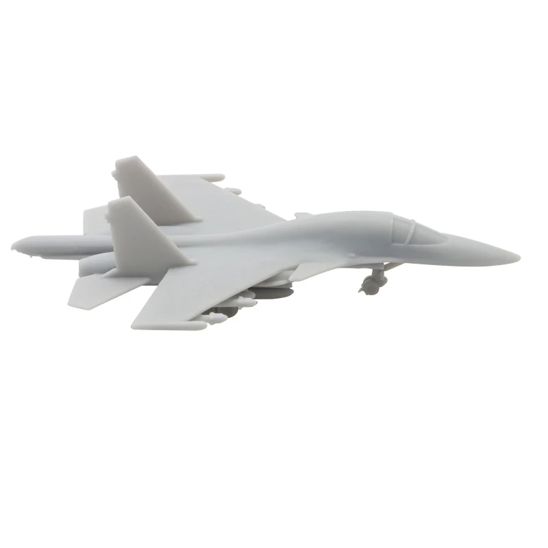 5PCS Su-34 Length 33.2/58.1/66.4mm Duckbill Fighter Aeroplane Part Uncolored Battle-plane Toy Fighting Plane Mould for DIY Hobby