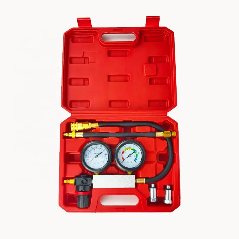 

Engine Cylinder Leak Tester Kit Dual Meter Leak Tester Kit Diagnostic Tool
