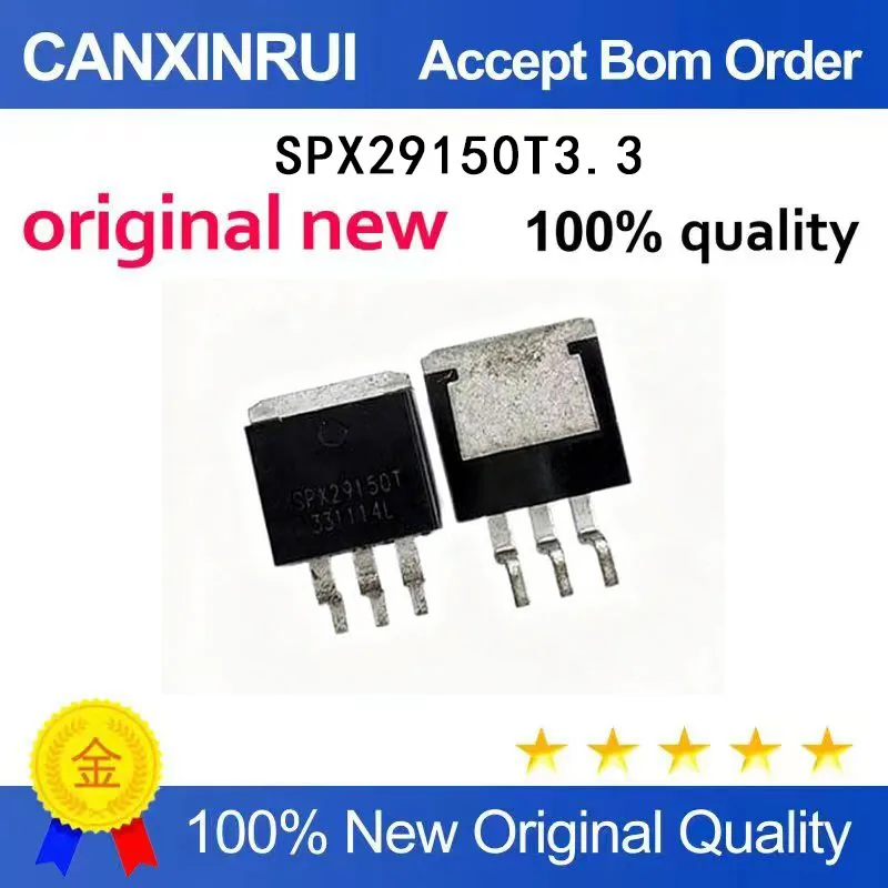 

(5-100 Pieces) Brand new original SPX29150T3.3/TR 3.3V 1.5A TO-263 low voltage drop regulator chip IC