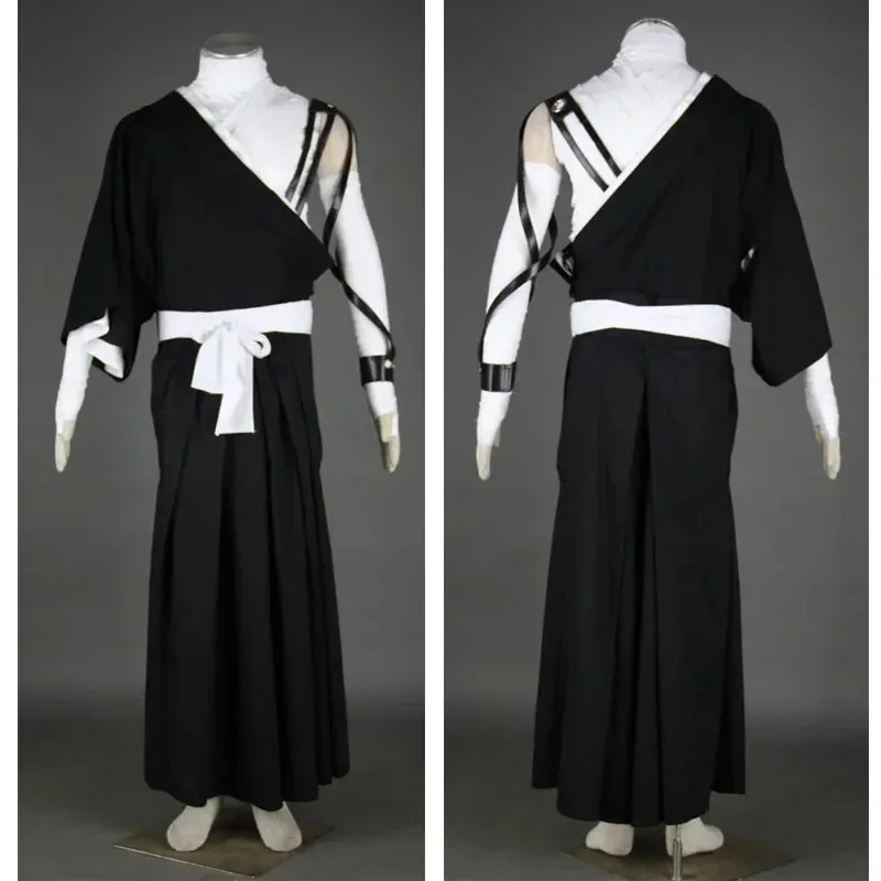 Anime Bleach Kurosaki Ichigo Costume Cosplay Die pa Unisex Grim Reaper Kimono Abiti e accessori Costumi di Halloween Party Cos
