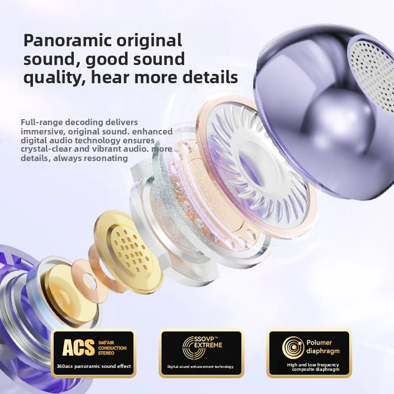 سماعات بلوتوث غير داخل الأذن M79 سماعات أذن توصيل هوائي 30 ساعة وقت اللعب IPX5 مقاومة للماء سماعات أذن بخطاف لتشغيل ركوب الدراجات #3