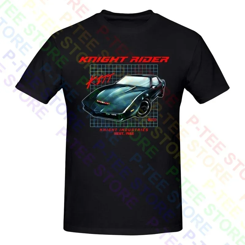 Knight Rider 1982 David Hasselhoff Knight Industries Kitt Firebird Car Shirt T-shirt Tee Pop Classic