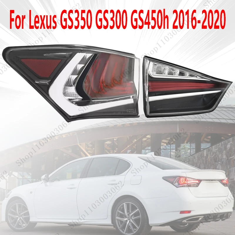 

Светодиодный задний фонарь для Lexus GS350 GS300 GS450h 2016-2020, внешний задний бампер автомобиля, указатель поворота, лампа заднего хода, парковочная лампа