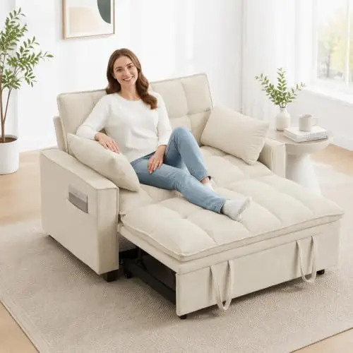 Sleeper Sofa Bed, Convertible Pull Out Couch for for Living Room, Loveseat from Asurion, LLC
