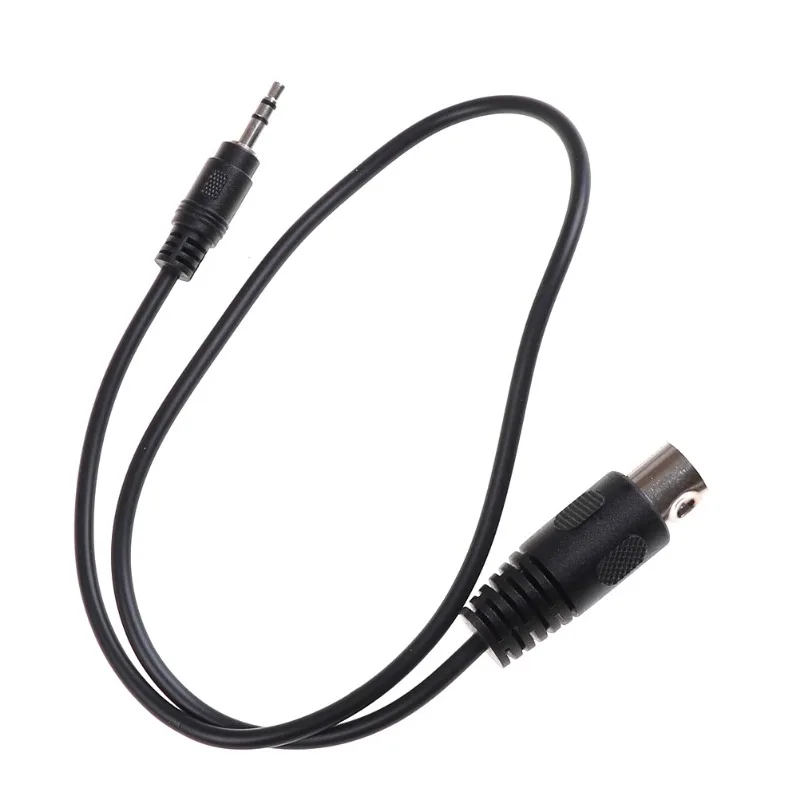 3.5 Audio plug to large 5-pin adapter cable for computer, electric piano, speaker output MIDI 5-pin DIN5pin