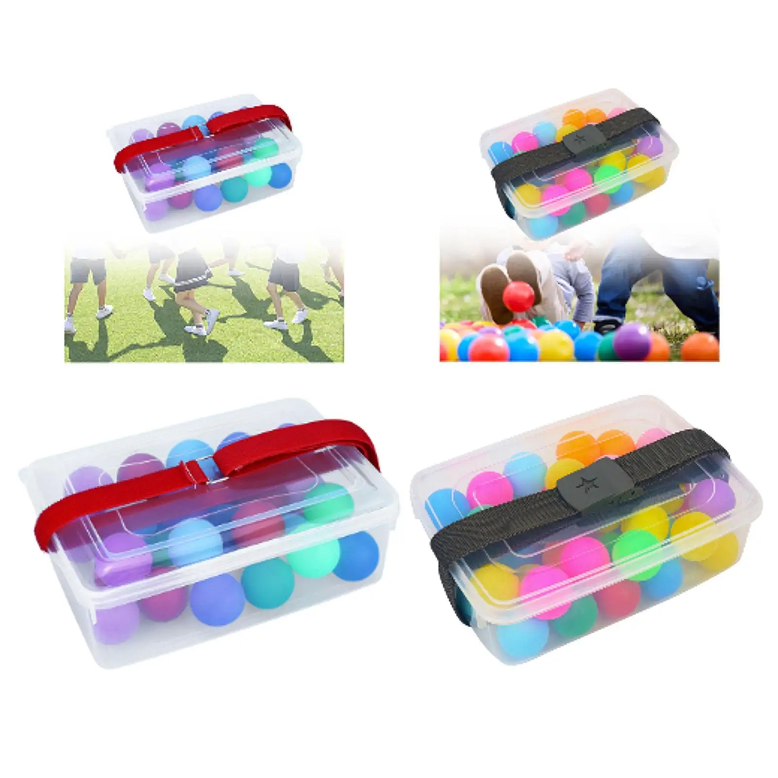 لعبة تهز كرات التأرجح مع حزام الخصر، لعبة أرضية مع 30 كرة لعبة عائلية ممتعة للأطفال على الشاطئ والكبار في عطلة الصيف