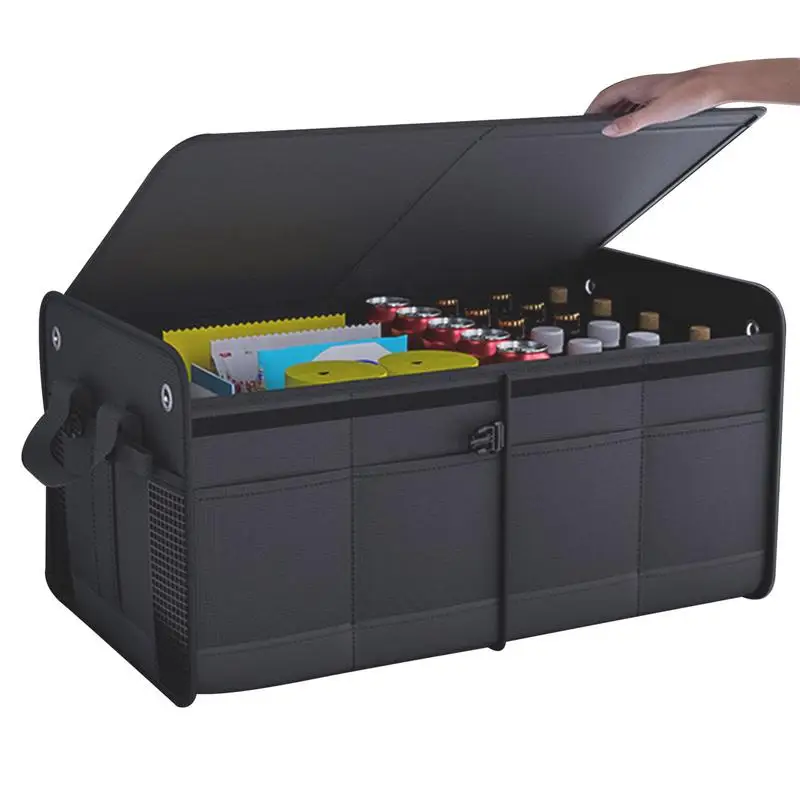 

60L Car Trunk Storage Bag Folding Multifunction Container Tool Food Storage Bags Organizer Trunk Box For Universal Car