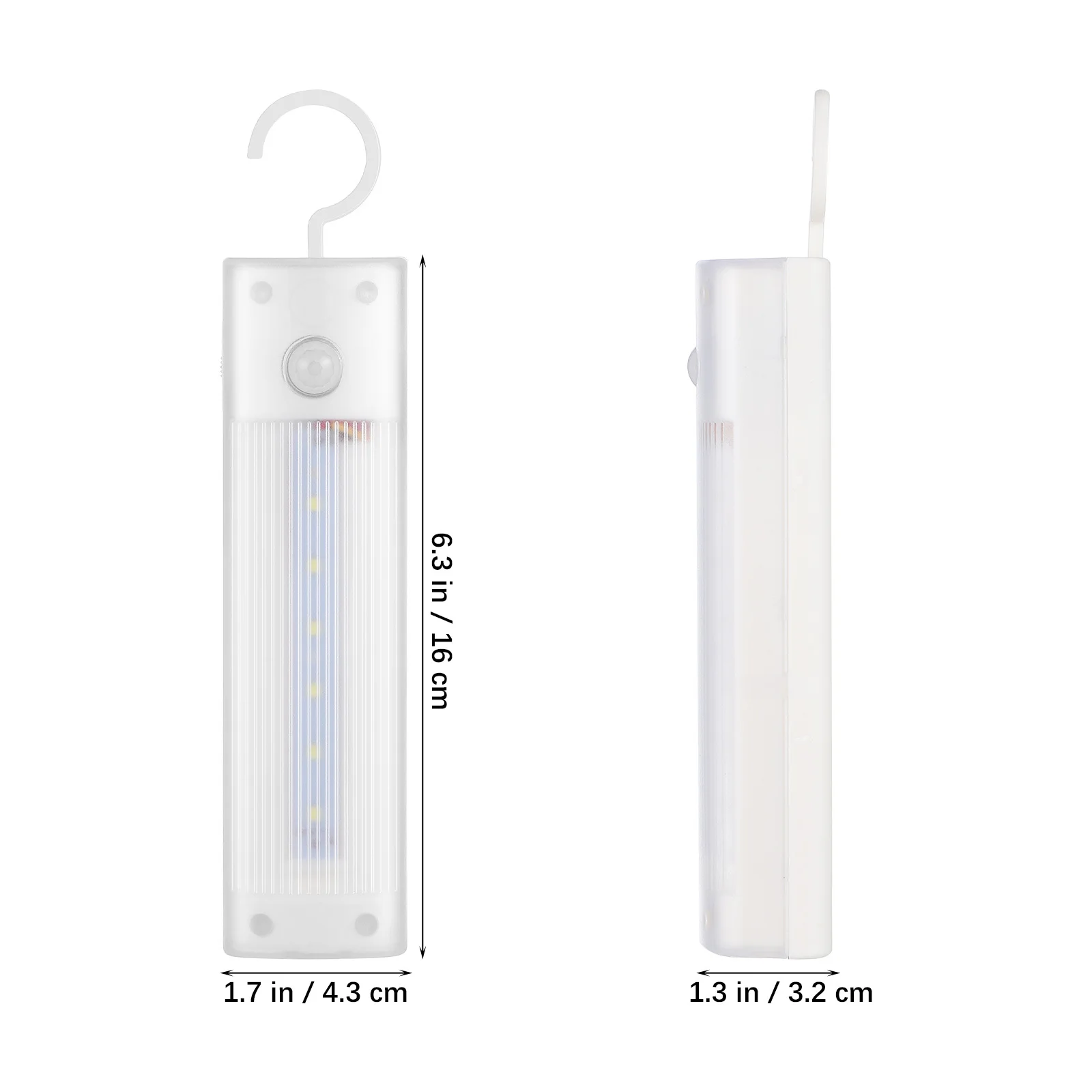 1 pz lampada a induzione del corpo umano intelligente LED armadio luce notturna design con gancio bianco per parete scala balcone giardino sensore di luce