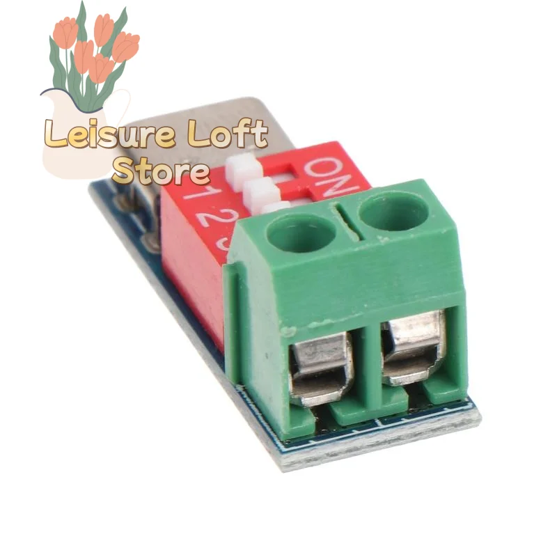 Adjustable PD Trigger Module 5V-20V DIP Switch Charger Tester Portable for DIY Circuit Repair Electronic Testing Work