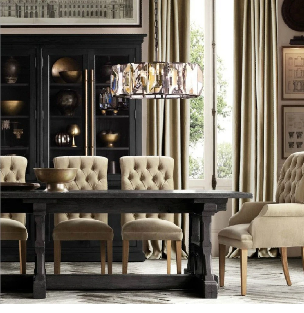 LED E14 American Retro Designer Crystal Lamp Light Pendant