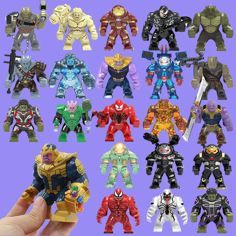 

Строительные блоки, игрушки, серия супергероев Marvel, Танос Веном, крутой Мех, сборка, строительный блок, детские игрушки, подарки