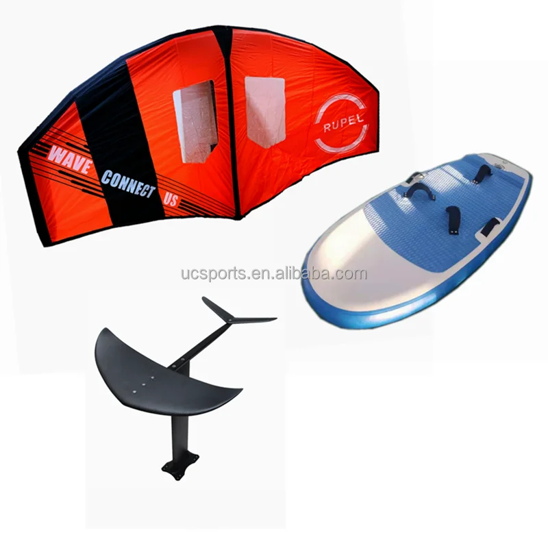 

2021 Kite Surf Wing Foil + Hydrofoil + Inflatable Foil Board With 3K Carbon Plate HOT
