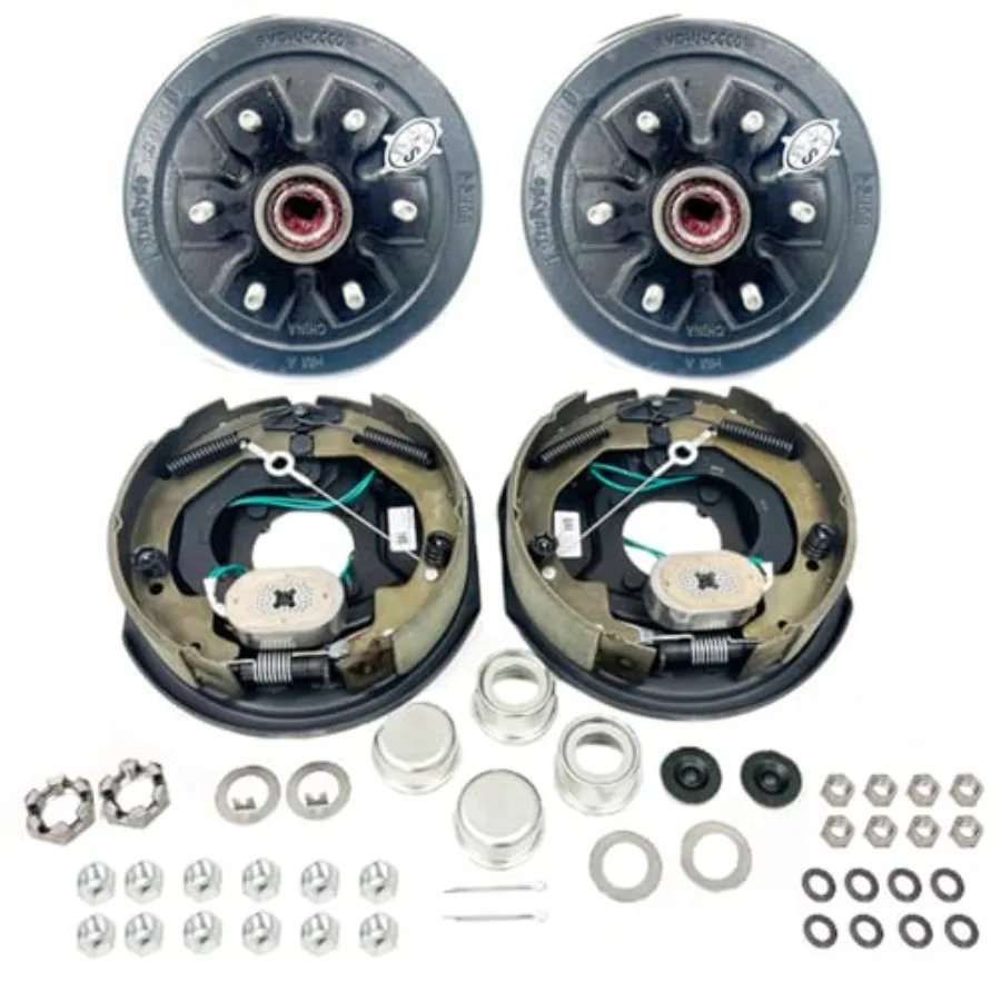 

TruRyde предварительно увеличенный 6-5,5 саморегулирующийся электрический тормоз, комплект тормозов оси прицепа для осей прицепа 3500 фунтов