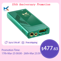 xDuoo XD05T HiFi Portable Decoder XD05 T Dual Tube AMPs Dual ES9039Q2M Chip USB DAC Bluetooth 5.1 LDAC Headphone Amplifier