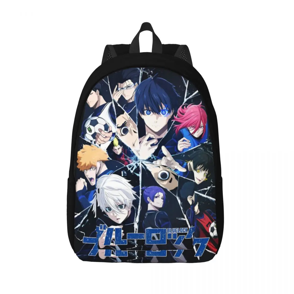 

Anime Blue Lock Fashion Backpack Outdoor Student Work Soccer Sports Daypack for Men Women College Canvas Bags