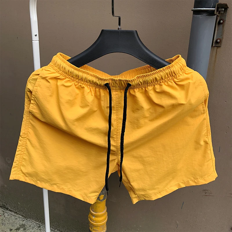 Quick Dry Loose Fit Summer Beach Shorts Youth Sports Pants Candy Color Thin Style Korean Version Casual Leisure Trousers