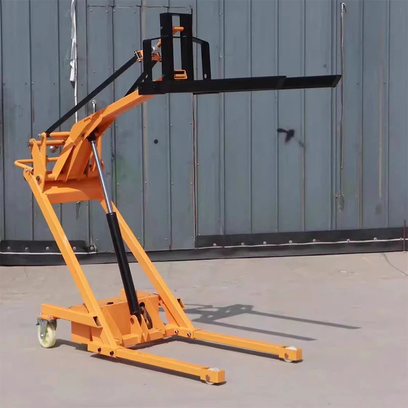 

Портативный электрический гидравлический шарнирный вилочный погрузчик Компактный подъем и обработка Простой вилочный погрузчик Ручной ручной грузовик (по индивидуальному заказу)