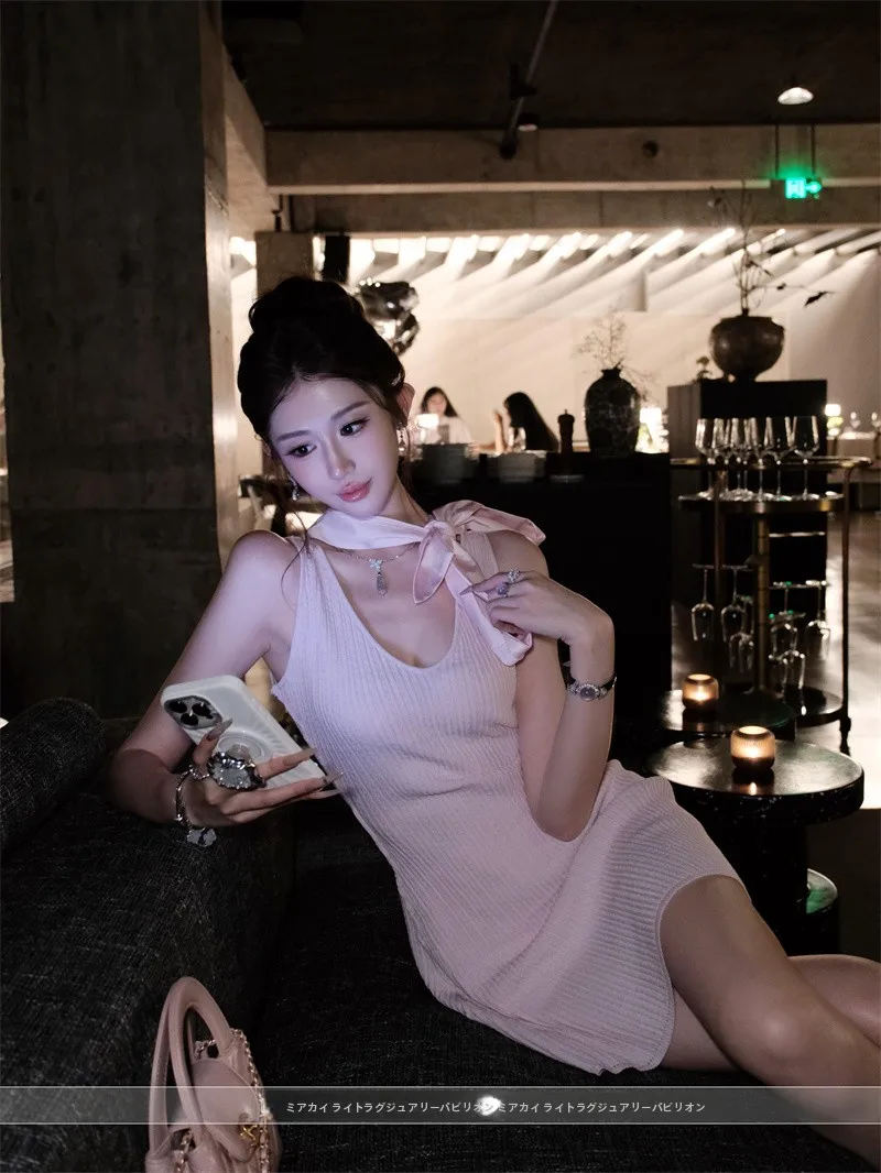 sweet-knitted-vest-dr-knot-ne-decor-ele-pure-desire-sle-birthday-date-cute-dr-women-faionable-zippe