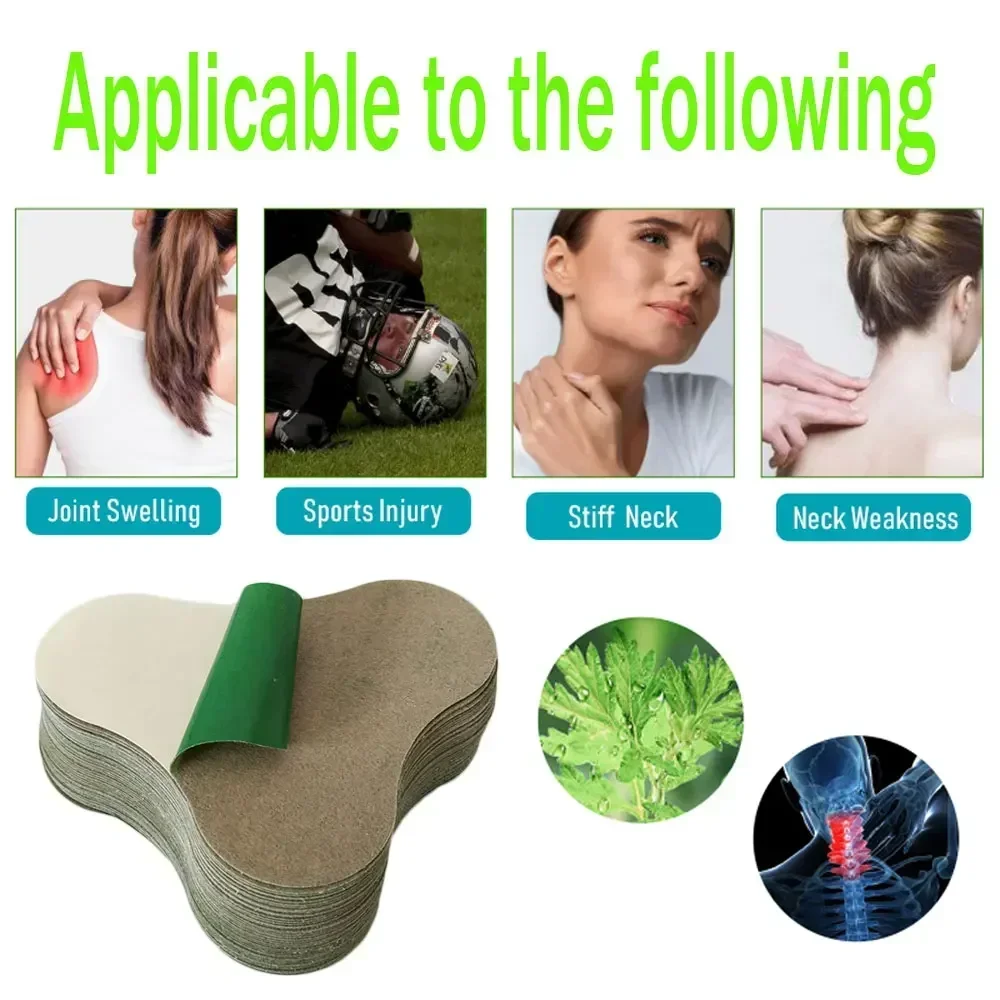 8/16/32pcs Wormwood Medical Plaster Self-heating Neck Patches Rheumatoid Arthritis Cervical Spondylosis Body Pain Relief Sticker