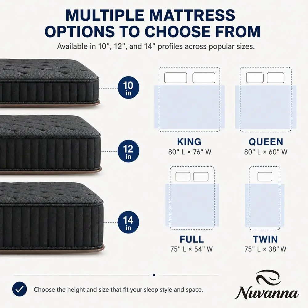 Materac, rozmiar 8 10 12 14, p – Memory Foam Mattress In A Box Queen recenzja i cena