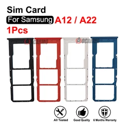 Sim Tray Card MicroSD Holder Nano Slot Replacement Part For Samsung Galaxy A12 A125F A22 5G A226 A226B