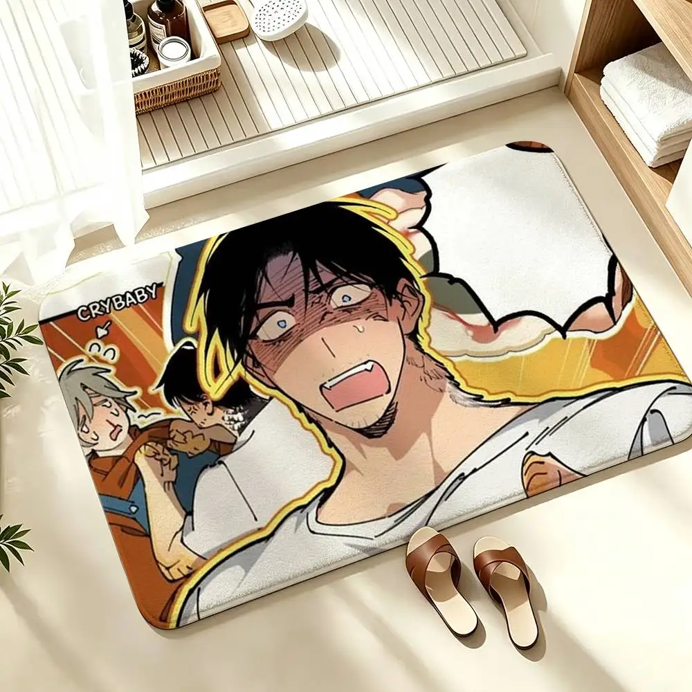 COOL M-Manhwa Mr As Farm  Soft Absorbent Decorative Floor Mat for Bathroom Entryway Living Room
