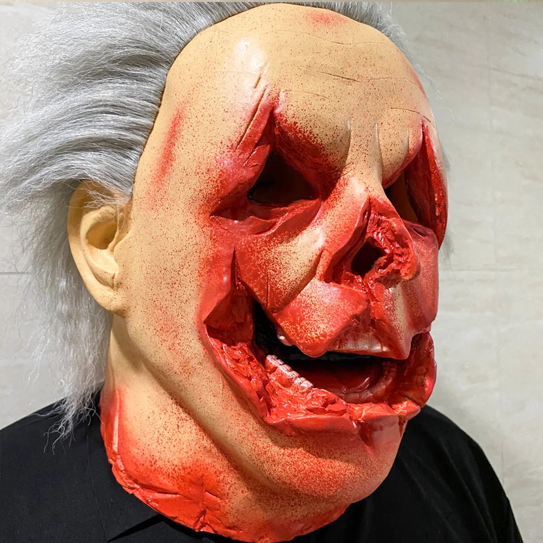 

Scary Monster Mask, Creepy Realistic Latex Character Face Masks for Halloween Cosplay Party Props
