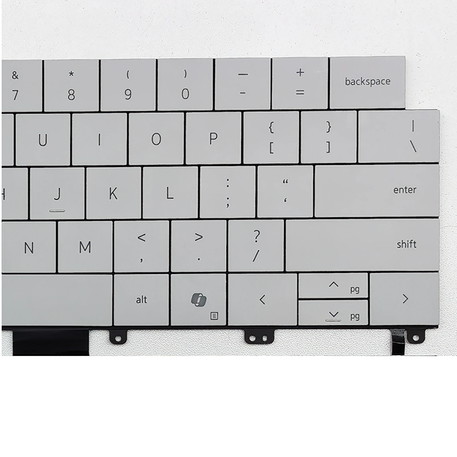 for Dell 9640/XPS16 9640 AI US Backlit Gray Laptop Keyboard