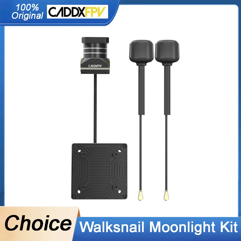 

Walksnail Moonlight Kit 4k/60FPS FOV 160° Startlight Camera Support Gyroflow Built-in EIS Dual Antennas 2-6S for RC FPV Drone