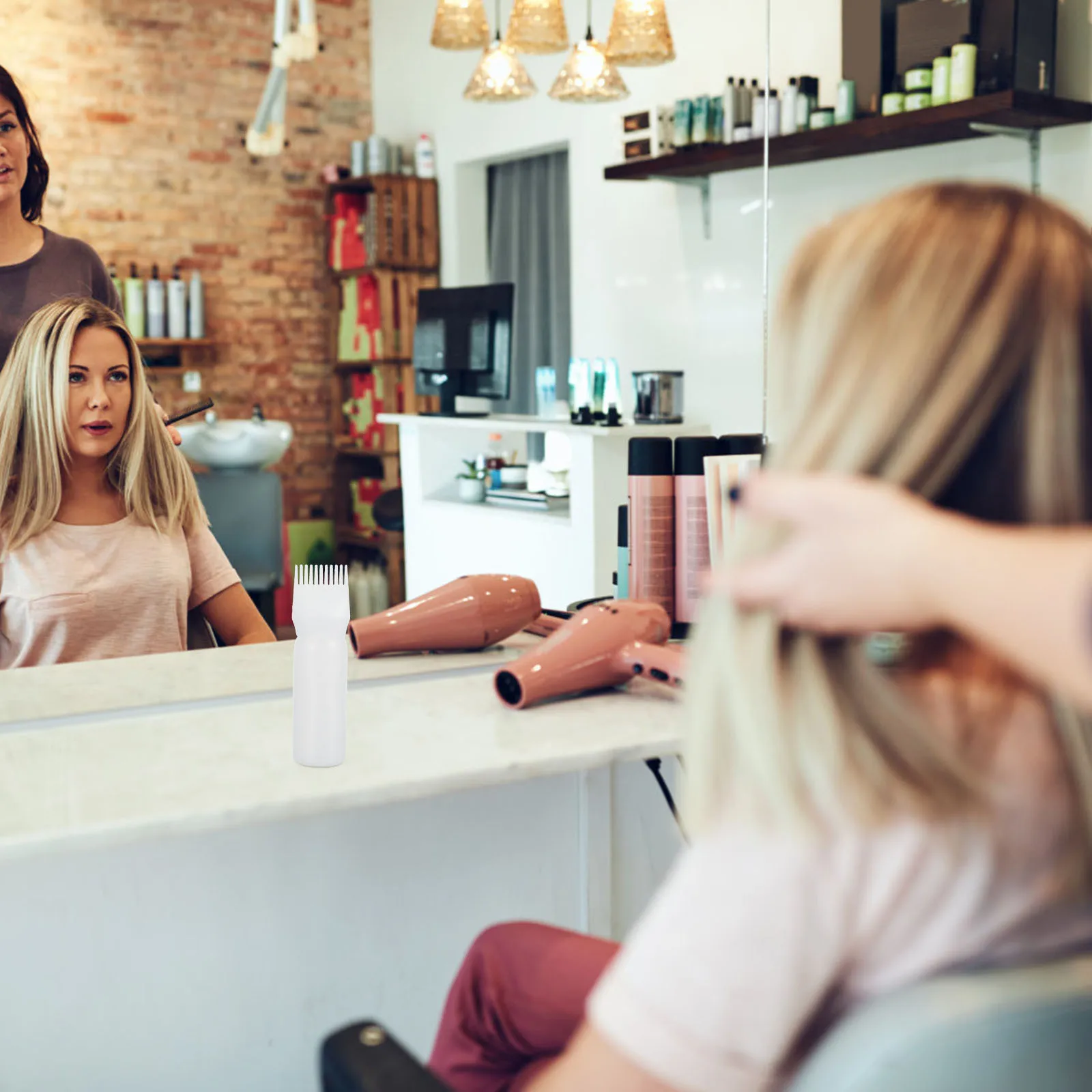 

6Pcs Root Comb Bottle Applicator for Hair Dyeing Coloring Treatment Precision Application Tool Salon Decor Squeeze Root Comb