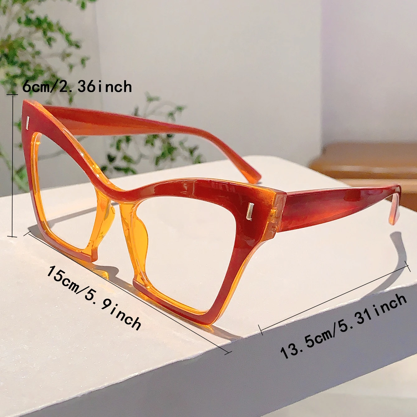 KAMMPT Vintage Leopard Trends Frames Women Fashion Brand Decor Eyeglasses Popular Oversize Photo Multi Color Ladies Eyewear