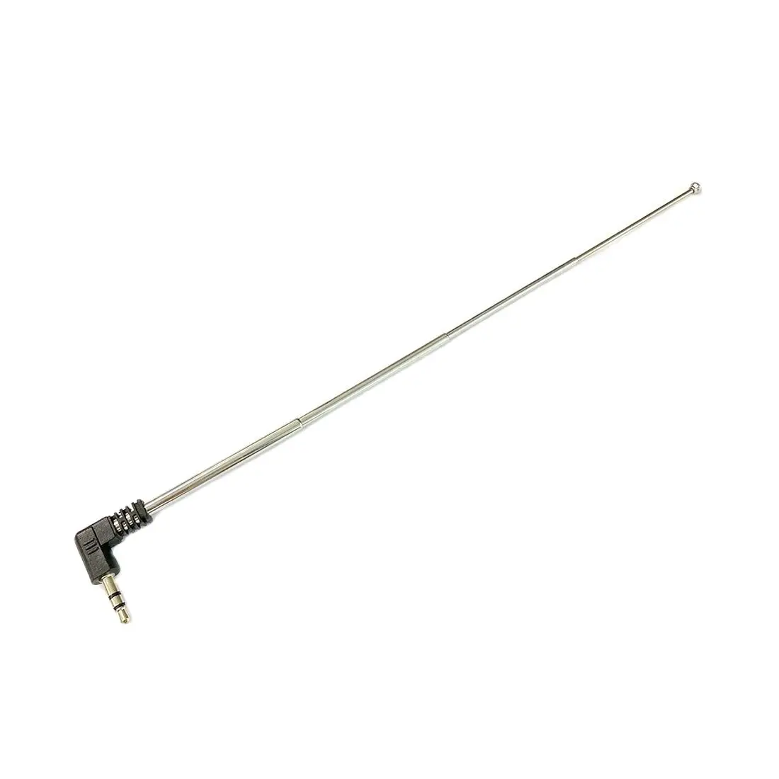 1PC 225mm 4 Section Telescoping Antenna 3.5mm Male FM Radio Antenna for Mobile Cell Phone NEW