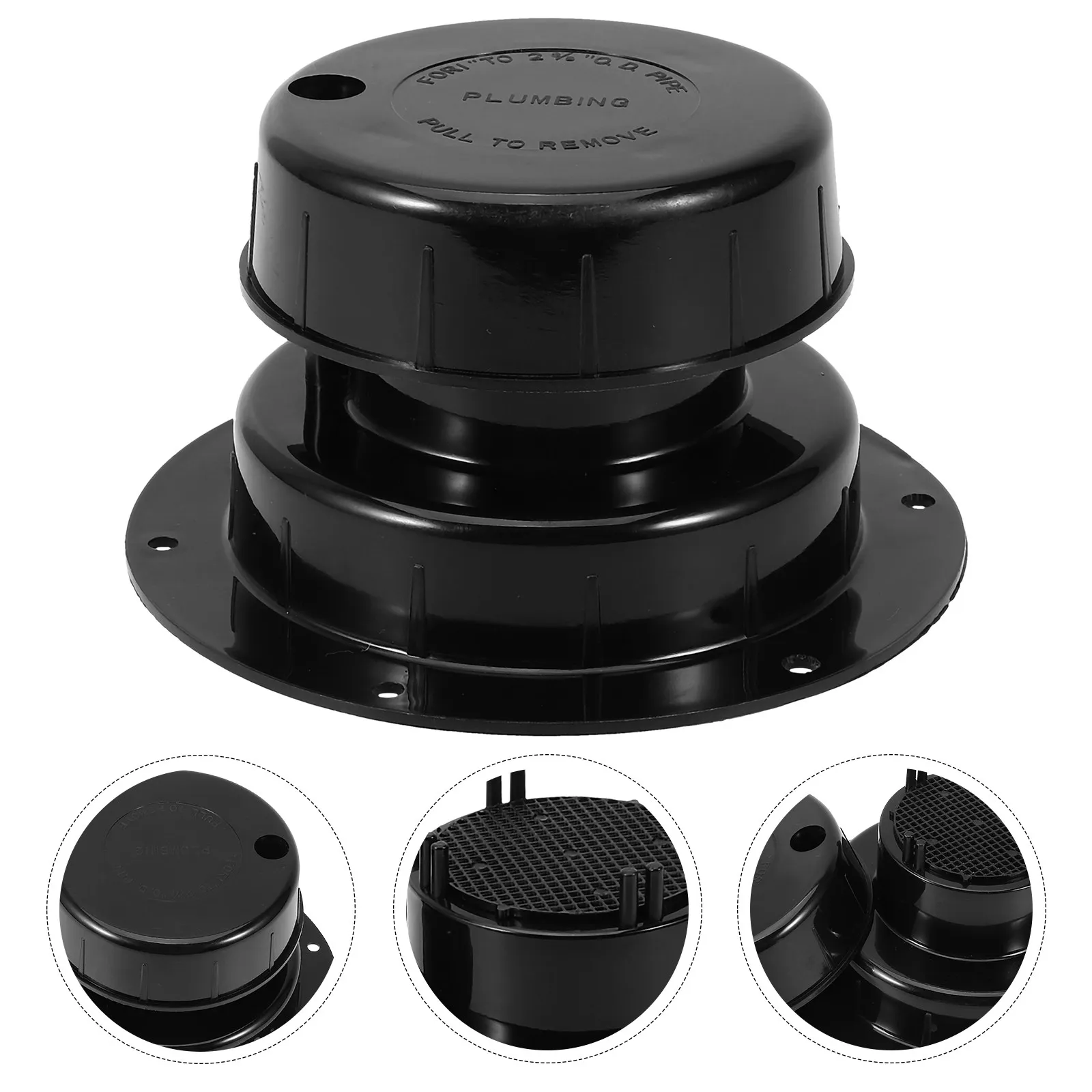 

Plastic Rv Roof Vent Cap Sewer Plumbing Vent Cover for Rvs Trailers Camper Easy Installation Odor Reduction Stylish Finish