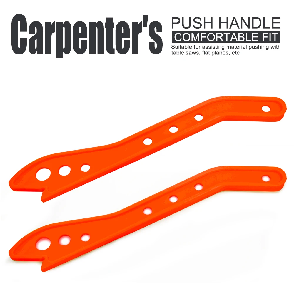 

Woodworking Safety Push Handle – Red and Yellow Long-Style Push Block for Table Saw and Wood Cutting Tools