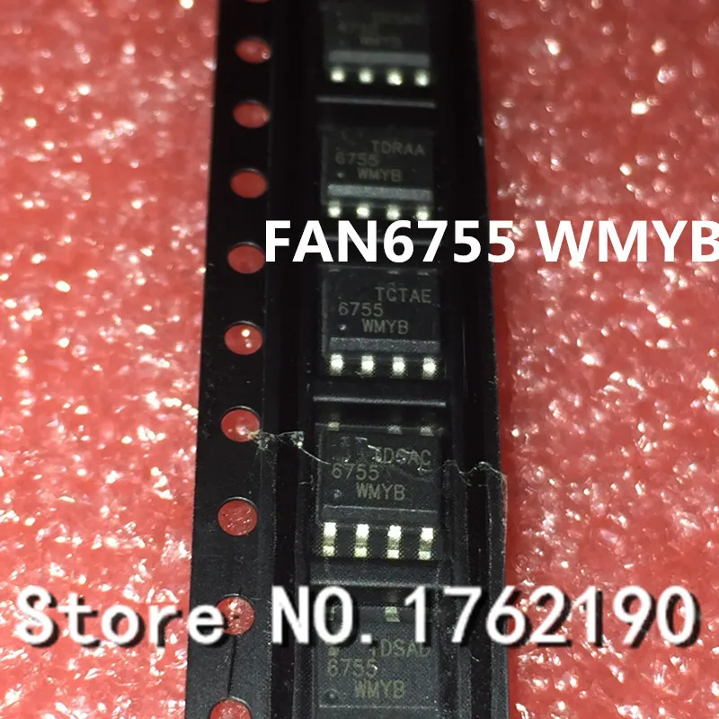 100PCS/LOT 6755MYC FAN6755WMYB 6755 SOP-7 LCD power chip IC power management chip