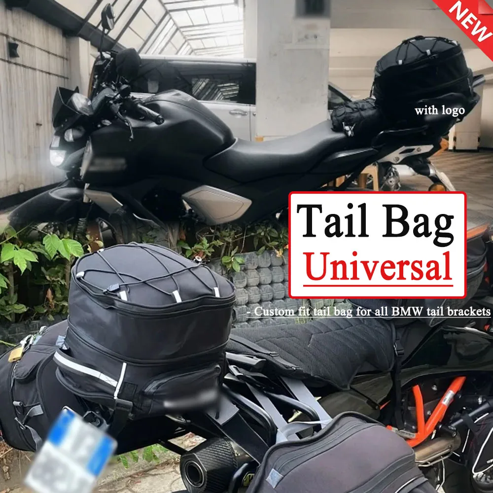 

New Motorcycle Accessories Nylon Black Waterproof Tail Bags Back Seat Bags Handbag For BMW R1300GS R 1300 GS R1300 GS r1300gs