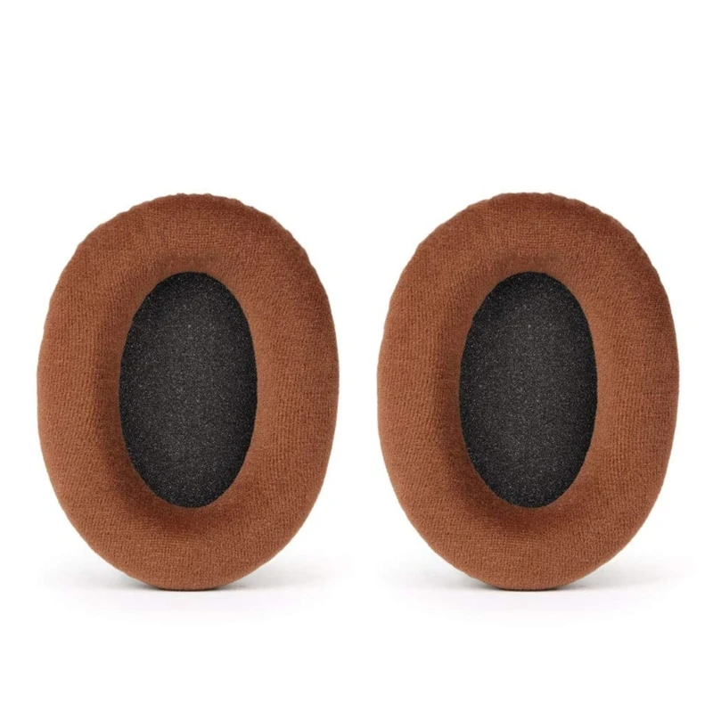 HD598 HD599 イヤホン用低反発イヤーパッド耐久性のあるフランネル布イヤーパッドドロップシップ
