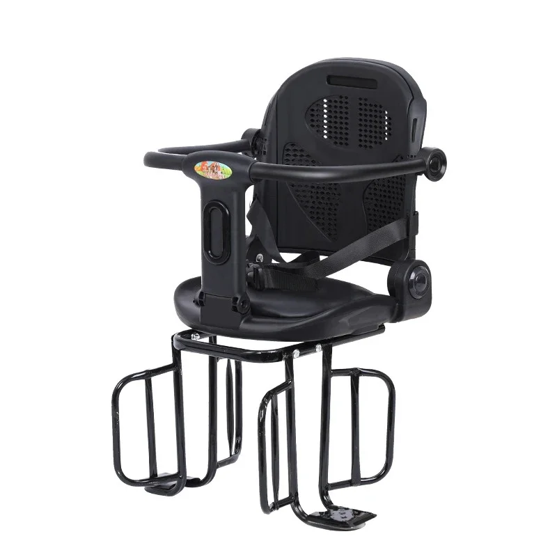 

Rear Child Bike Seat Safety Carrier with Guardrail Bicycle Baby Chair for Mountain Folding Bikes Full Surround Back Seat