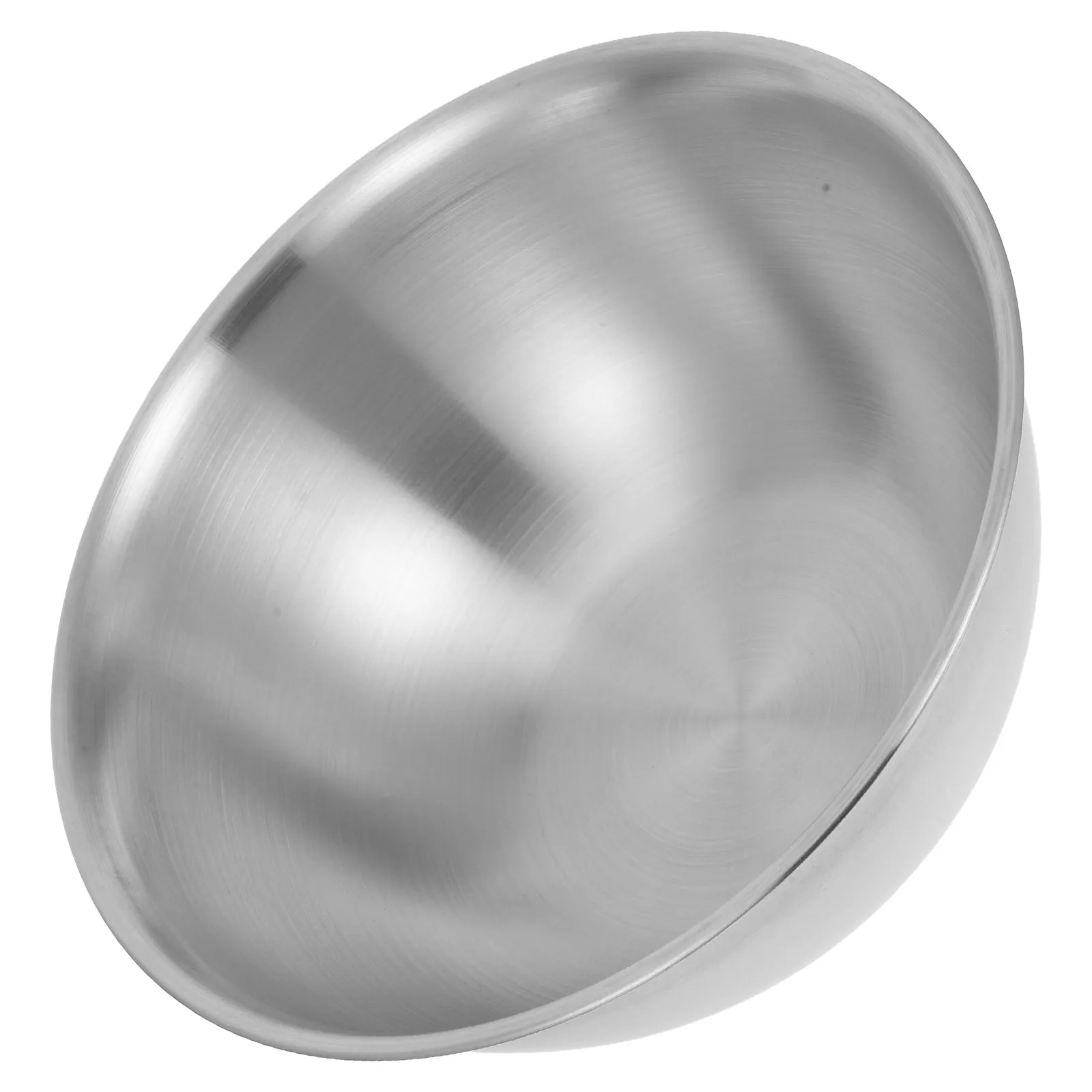 Thickened Stainless Steel Mixing Bowl 23Cm Large Capacity Baking Prep Bowl with Measurement Scale Salad Vegetable Washing