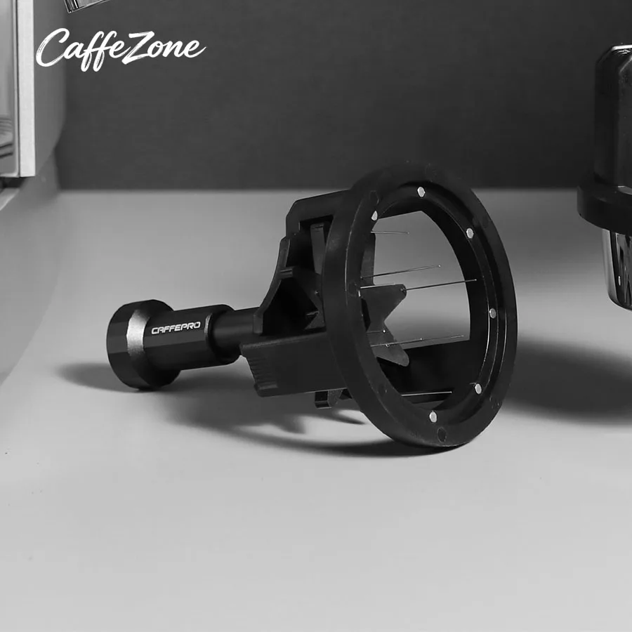 CAFFEPRO WDT Tools Rotary Espresso Coffee Distributor Magnetic Needle Stirrer 51/53/58mm for Barista Coffee Brewing Tool