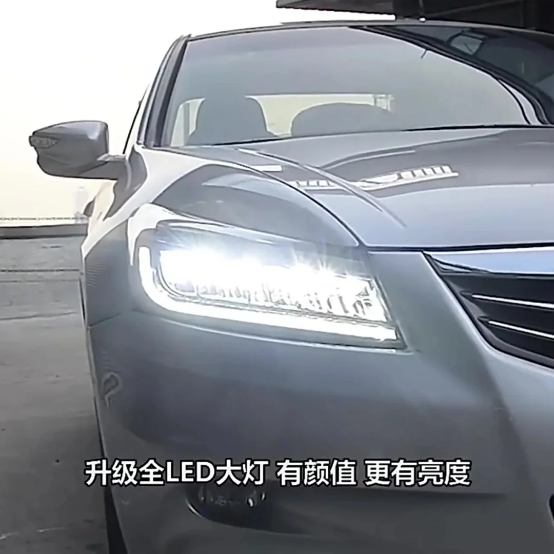 LED Headlights For Honda Accord Sedan 2008-2012 DRL Start up Animation